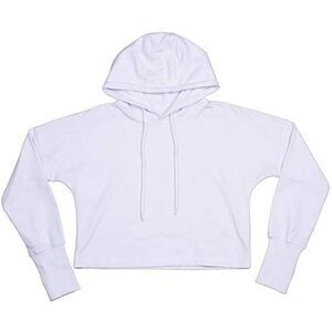 Mantis Womens/Ladies Cropped Crop Top / White